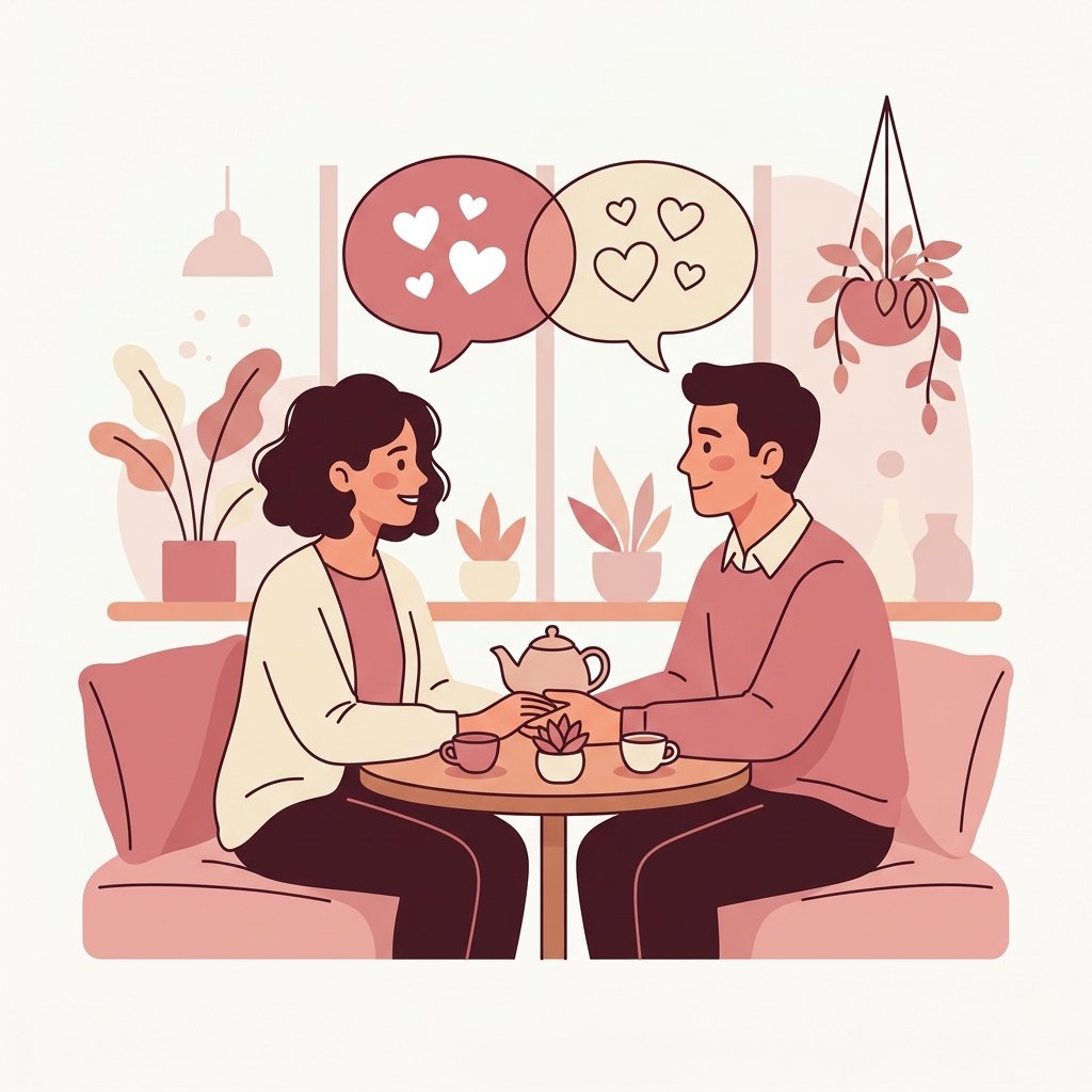 Couple in conversation